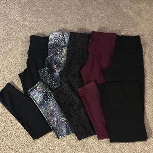 5 pair of Old Navy leggings-size XL, EUC